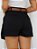 Short Saia Social Feminino Alfaiataria com Cinto Oval Cintura Alta Moda Verão Roupas Elegante - Imagem 9