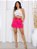 Short Saia Social Feminino Alfaiataria com Cinto Oval Cintura Alta Moda Verão Roupas Elegante - Imagem 11