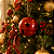 Bola Guizo Natal Vermelho 10cm Cromus - Imagem 2