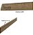 Regua de Madeira 60cm Para Corte e Costura - Imagem 2