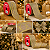 Fita Aramada Natalina Bege Juta Glitter Cromus 6,3cm x 9,14m - Imagem 2