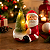 Enfeite Natal Papai Noel Sentado Com Árvore E Led 10cm - Imagem 2