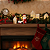 Enfeite Natal Papai Noel Sentado Com Árvore E Led 10cm - Imagem 4