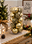 Kit 20 Bolas De Natal 10cm Douradas Mistas E Texturizadas - Imagem 1