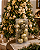 Kit 20 Bolas De Natal 10cm Douradas Mistas E Texturizadas - Imagem 2