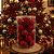 Kit 20 Bolas De Natal 10cm Vermelho Mistas E Texturizadas - Imagem 1