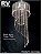 Lustre Cristal Acrílico Espiral 75cm Base 40cm P 1 Lâmpada - Imagem 2