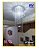 Lustre Espiral 75cm 3 camadas placa 35cm - Imagem 4