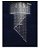 Lustre Espiral Quadrado 75cm - Imagem 1