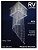 Lustre inox espiral quadrado sala hall quarto - Imagem 1