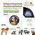 Kit 6 Comedouro Cocho Cavalo 18 Litros Canto de Baia Equinos - Imagem 2