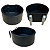 Kit 3 Cocho Comedouro Polietileno 8l Bebedouro Suporte Baia - Imagem 1