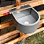 Kit 10 Bebedouro Automatico 10 Litros Cocho Água Boia Cinza - Imagem 2