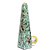 Obelisco Amazonita Paraiba Pedra Natural 13 a 14 cm - Imagem 1