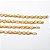 10 Pulseira Corrente Pedra Quartzo Cristal Colada Dourado ATACADO - Imagem 4