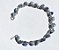 10 Pulseira Corrente Quartzo Azul Pedra Natural Prateado ATACADO - Imagem 4