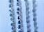 10 Pulseira Corrente Quartzo Azul Pedra Natural Prateado ATACADO - Imagem 2