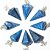 10 Pêndulos Quartzo Azul Pedra Facetado ATACADO REFF 101287 - Imagem 1