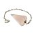 100 Pendulo Quartzo Rosa Comum Pedra Quartzo Lapidação Facetado Atacado - Imagem 2