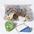Kit Cristais Rolados e Pendulo Naturais para Mesa Radionica Reiki - Imagem 1