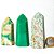 Kit 03 Ponta Natural Pedras Verdes Gerador Lapidação Sextavado - Imagem 2
