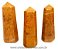 100 Mini Pontinha Gerador Jaspe Amarelo ou Jaspe Marrom Lapidado Tamanho 2.5 Cm - Imagem 2