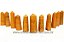 100 Mini Pontinha Gerador Jaspe Amarelo ou Jaspe Marrom Lapidado Tamanho 2.5 Cm - Imagem 1