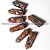 10 Mini Pontinha Gerador Unakita Preta Pedra Natural 3cm ATACADO - Imagem 2