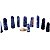 10 Mini Pontinha Sodalita Furado Para Pingente de Colar Furo Vazado Lateral 25 a 35mm Atacado - Imagem 3