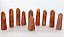 10 Mini Pontinha Gerador ARAGONITA VERMELHA Pedra Extra Lapidado Tamanho 2.5  Cm - Imagem 2
