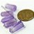 5 Micro Pontinha Ametista Pedra Natural 15mm pra montar joias - Imagem 2