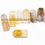 05 Micro Pontinha Hematoide Amarelo Pedra 15mm Lapidado Sextavado - Imagem 2