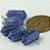 05 Micro Pontinha Bi Ponta Quartzo Azul 15mm pra montar joias - Imagem 2