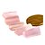 05 Micro Pontinha Quartzo Rosa Pedra Natural 15mm Para Montagem de Joias Atacado - Imagem 3