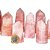 05 kg Pontas Quartzo Rosa Gerador Lapidado Pedras de Garimpo - Imagem 1