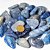 3 kg Quartzo Azul Celeste Rolado Pedra Natural G 30 a 45mm Classe B - Imagem 2
