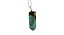 03 Pingente Micro Pontinha Esmeralda e Xisto Montagem Prata 950 ATACADO - Imagem 3