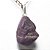 05 Pingente Pedrinha Purpurita Natural Montagem Dourado ATACADO - Imagem 3