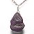 03 Pingente Pedrinha Purpurita Natural Montagem Dourado ATACADO - Imagem 2