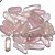 05 Quartzo Rosa Rolado 28mm Furo Vazado Para Montagem ATACADO - Imagem 3