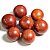 10 Mini Bola Quartzo Vermelho Esfera 20 a 30mm ATACADO REFF 111719 - Imagem 1
