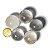 05 Mini Bola Quartzo Leitoso Esfera 20 a 30 mm ATACADO REFF 133037 - Imagem 5