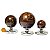 01 Kg Esferas Pedra Bronzita Natural Bola Natural Garimpo ATACADO - Imagem 1
