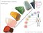 50 Kits Chakras 7 Pedras Lapidação Vibrada Kit Atacado Pedras Pequenas - Imagem 1