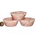 4 Porta Vela Cascalho Pedra Quartzo Rosa Rolada na Resina ATACADO - Imagem 2