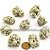 10 Pirita Peruana 30 mm e 30 a 40 gr P/ Orgonite ATACADO - Imagem 7