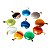 10 Pingente Disco Pedra Agata Mista Dourado ATACADO REFF PD6381 - Imagem 4