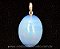 10 Pingente Cabochão Pedra da Lua Opalina Pino Dourado Atacado - Imagem 1
