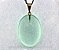 10 Pingente Cabochão Obsidiana Verde Montagem Dourado - Imagem 6