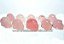 10 Mini Crânios Esculpidos em Pedra Natural QUARTZO ROSA (Não Pingente ATACADO) - Imagem 1